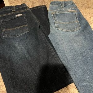 Carhartt Denim Jeans. This is for both pair worn once. Size 4Tall